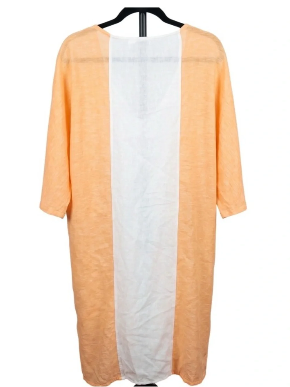 SIGRID OLSEN Boho Linen Blend Caftan Tunic Swim  Coverup Size Medium